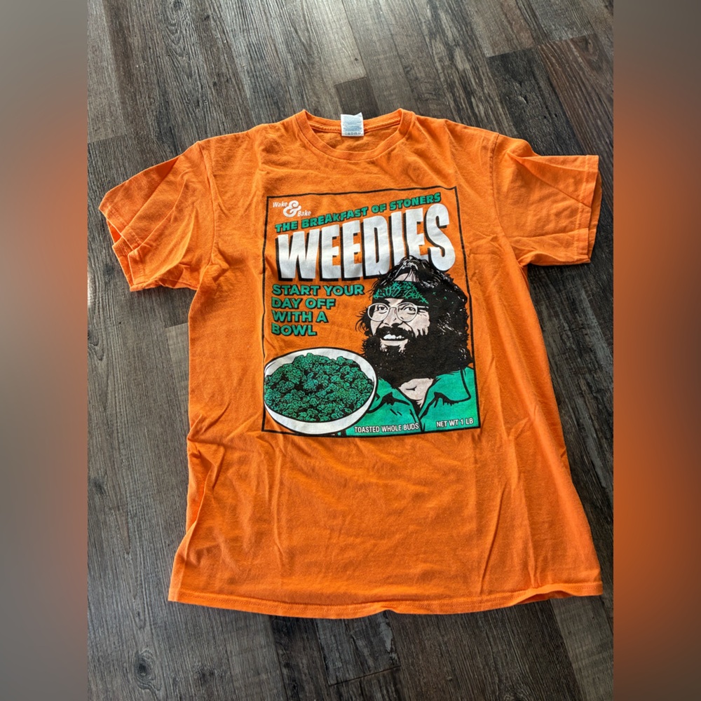 Check and Chong Weedies novelty tshirt